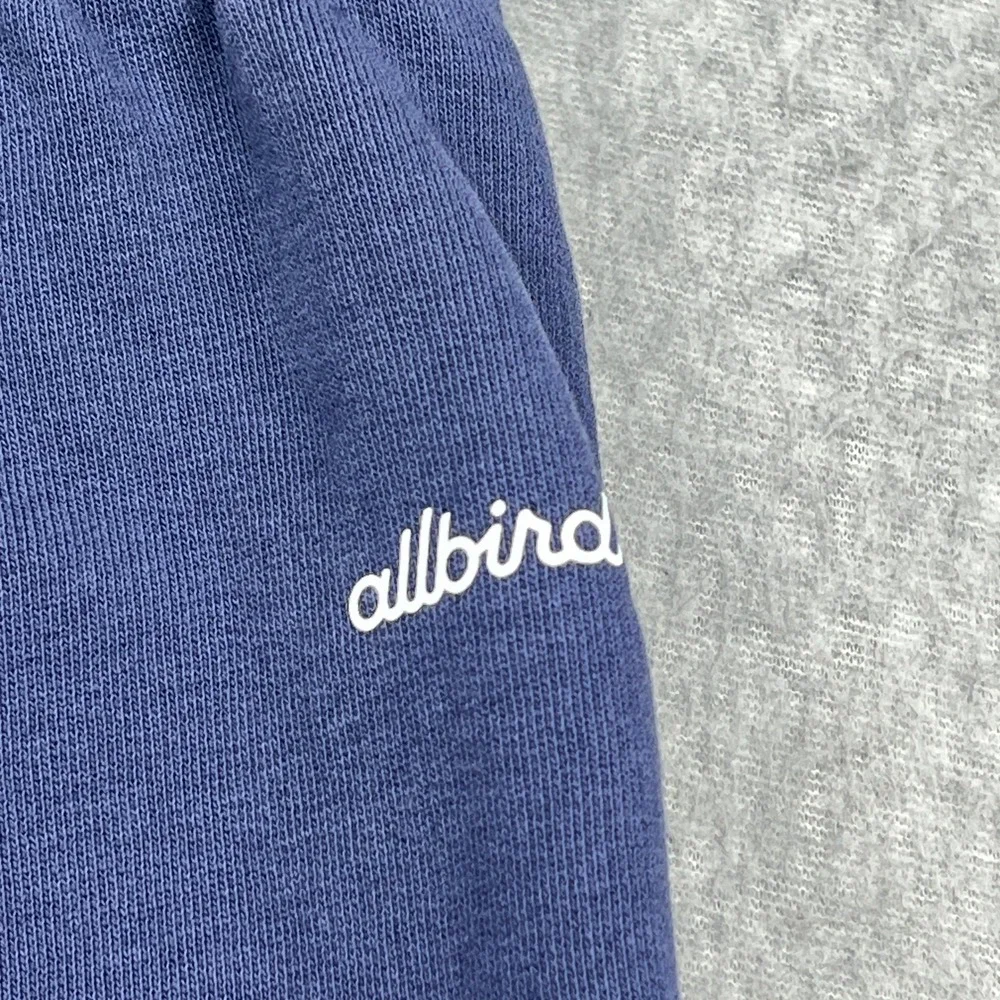 Allbirds R&R Sweatpants Men's Large Blue Organic Pima Cotton Hemp Jogger Pants